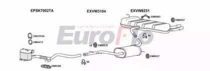 Глушитель EuroFlo 0 4941 VWGOL20D 1025A